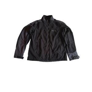 Marmot Mens Gore Windstopper Fleece Jacket Black Full Zip Small Outdoor Hiking
